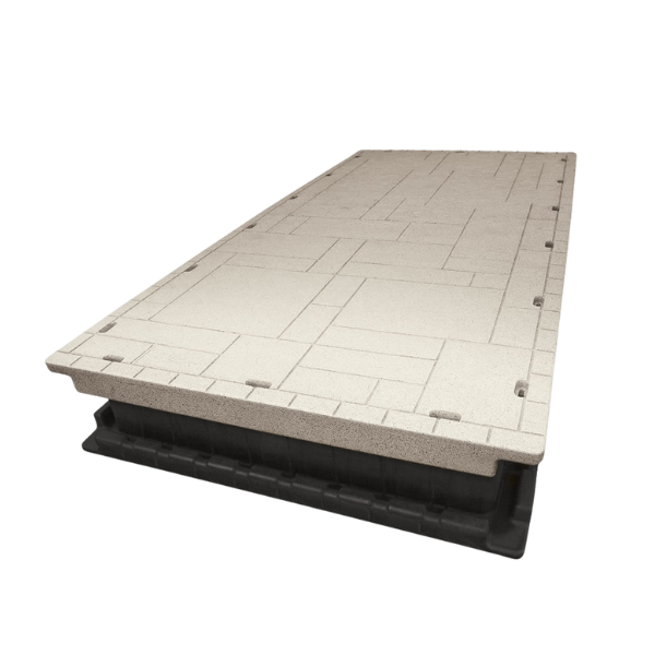 MUELLE FLOTANTE DE PVC 40 X120 PEBBLE BEACH ASSY - Imagen 2