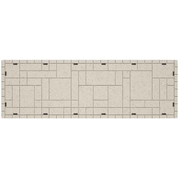 MUELLE FLOTANTE DE PVC 40 X120 PEBBLE BEACH ASSY